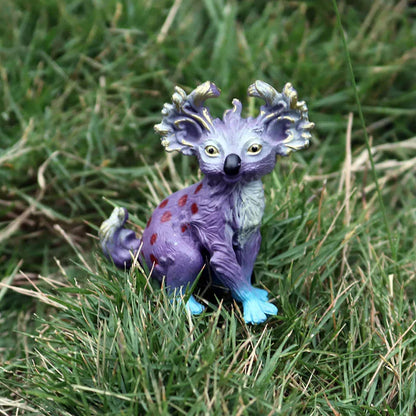 Oenux Original Genuine Fairy Tale Fly Horse Simulation Animal Mythical Elves Elf Pegasus Action Figures Model PVC Cute Kids Toy