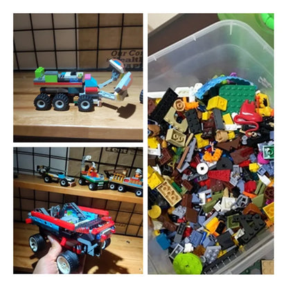 Pieces Building Blocks City DIY Creative Bricks Toys Bulk Random Model Parts Pack Figures Educational Kids Toys Children Gifts