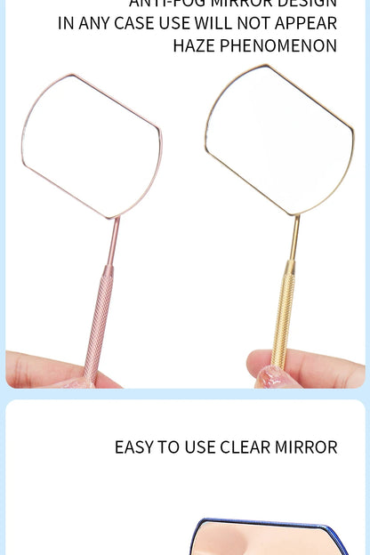 Eyelash Mirror Grafting Lash Magnifying Beauty Long Handle For Checking False Lashes Extension Makeup Tools Mirror Supplier