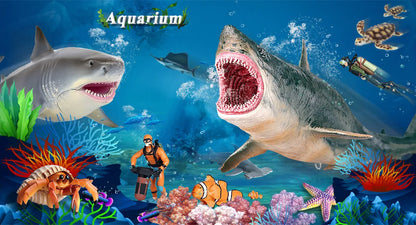 Oenux Ocean Animals Simulation Hermit Crab Nautiloidea Octopus Sea Life Model Figurines Action Figures Collection Kids Toy Gift