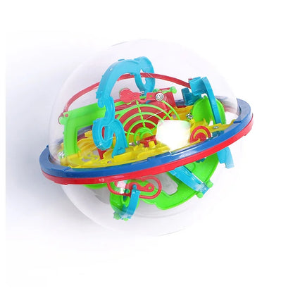 3D Maze Ball Mini Magic Puzzle Intelligence & Idea Perplexus Maze Game Labyrinth Gifts Display Stand for Kids and Adults