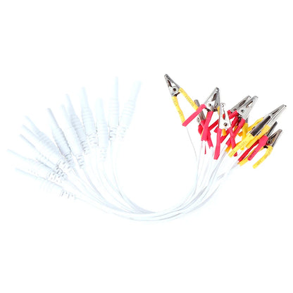 12pcs/lot Alligator Clip Cable, Acupuncture Needles Clip for Electronic Acupuncture Treatment Instrument