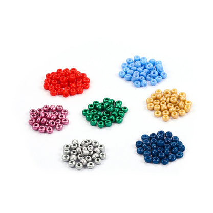 300/600Pcs 3/4mm Charm Glass Beads Czech Seed Beads Small Round Loose Beads for DIY Jewelry Making Earrings Bracelet Wholesale