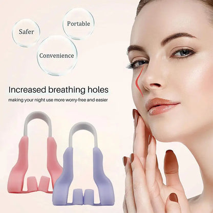 Nose Shaper For Wide Noses Soft Silicone Nose Bridge Enhancer, Corrector, Shrinker Painless Beauty Tool Nose Clip For Women Men