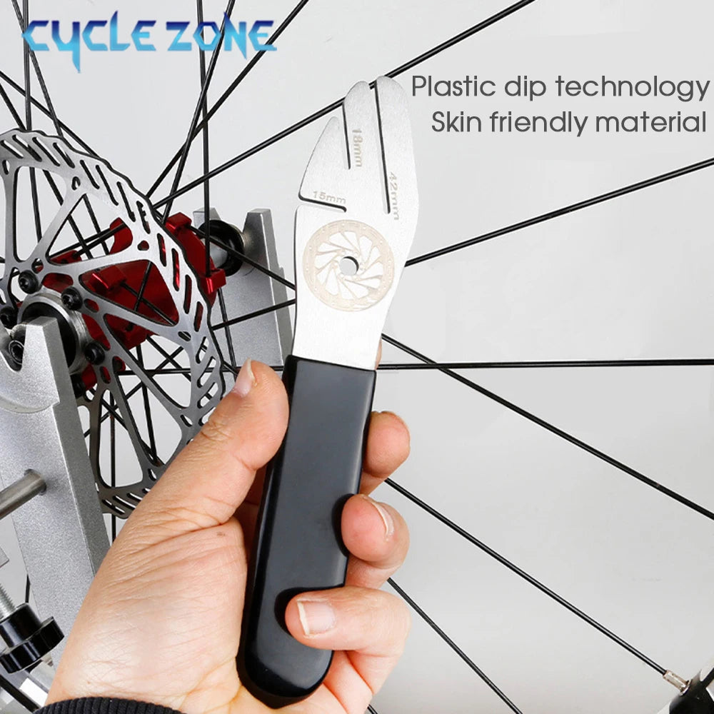 Bike Tool Disc Brake Correction Wrench Mountain Road Bicycle Brake Rotor Alignment Truing Tool Cycling Adjustment Repair Tools