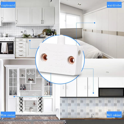 Automatic Reset Switch Closet Cabinet Light Switch Household Cabinet Door Control Switch Wardrobe Light Switch
