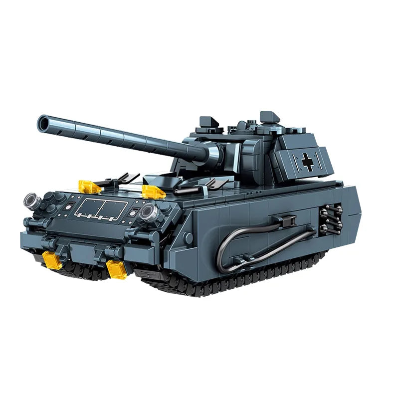 World War 2 WW2 Army Military Soldiers Armor Halftrack Main Station Tank Building Blocks Bricks Model DIY Assembly Toys For Kids