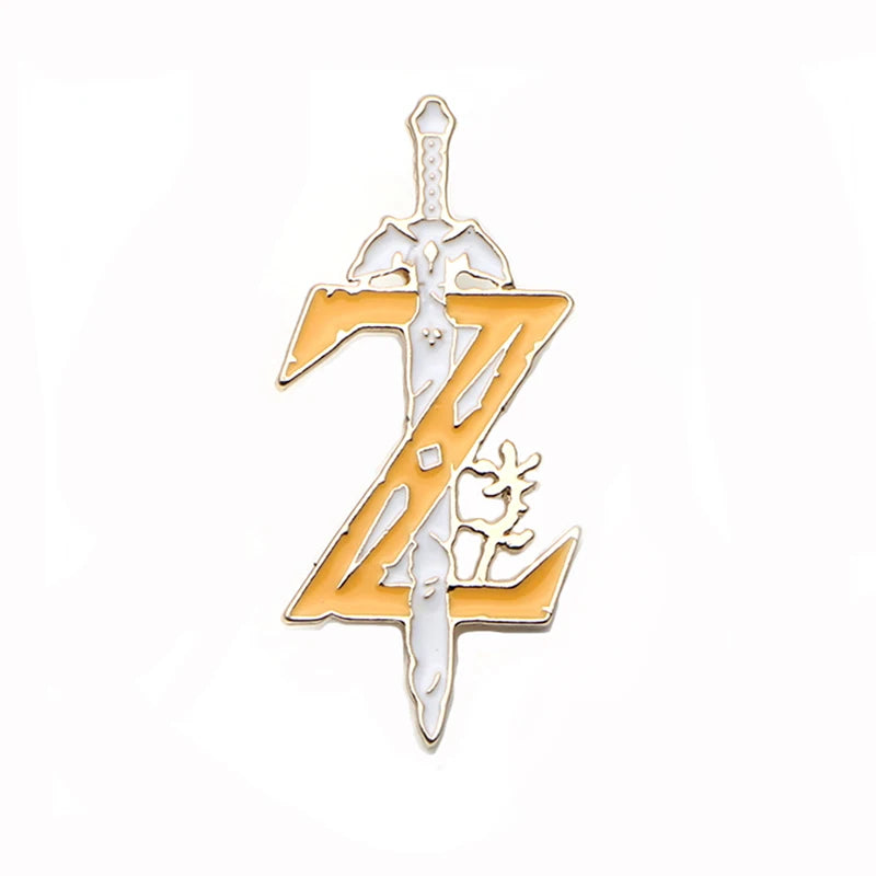 Link Enamel Pins Anime Games Lapel Pin Brooches for Backpack Collection Manga Badges Jewelry Accessories