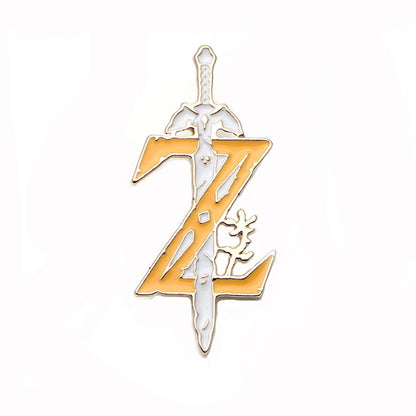 Link Enamel Pins Anime Games Lapel Pin Brooches for Backpack Collection Manga Badges Jewelry Accessories