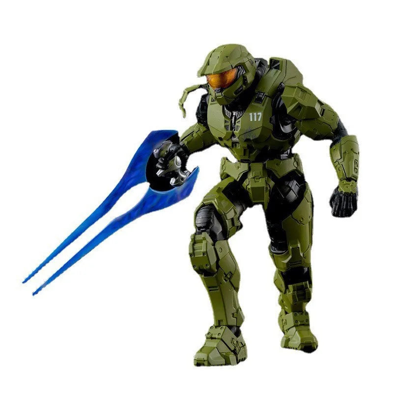 Game 18CM RE:EDIT Reach 1/12 SCALE MASTER CHIEF MJOLNIR MARK V1 Articulated Action Figurine Collectible Ornaments Cool Boys Gift