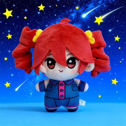 10CM Anime Kasane Teto Plush Toys Soft Sea Star Dolls Stuffed Plushies Figure Cosplay Cartoon Birthday Christmas Gifts for Fans