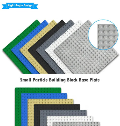 Baseplates 32x32 16x32 Dots Classic Base Plates MOC Bricks City Dimensions Building Blocks Figures Construction Toys