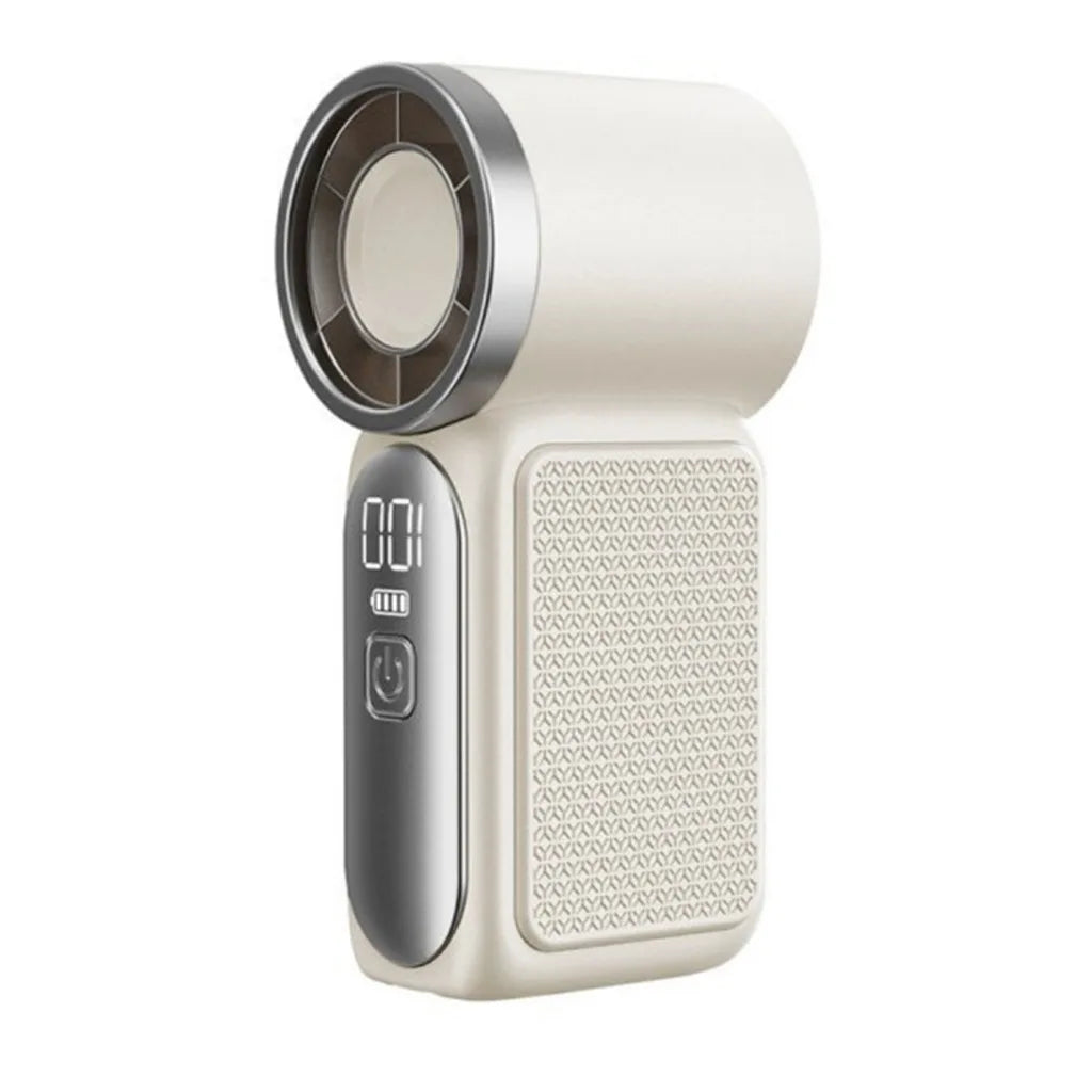 Mini Handheld Fan - Portable Turbo Fan with 100 Wind Speed, 1200mAh & Type-C, - Cooling Blower，Travel,R Cooling Device