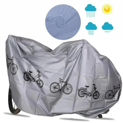Bicycle Cover Motorcycle Rain Cover Waterproof Dustproof Anti-UV Outdoor Protection MTB Bike Cover All Seasons Bike Accessories