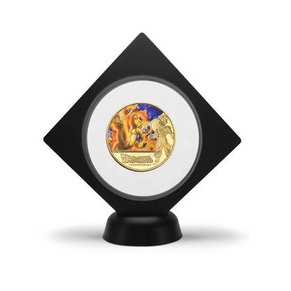 Dragon Ball Gold Plated Gold Coin Son Goku Vegeta Commemorative Coins Children Classic Anime Peripherals Collection Toy Souvenir