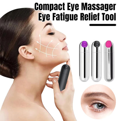 Portable Vibrating Eye Massager USB Rechargeable Eye Fatigue Relief Tool Eye Beauty Devices Massager Machine 10 Modes