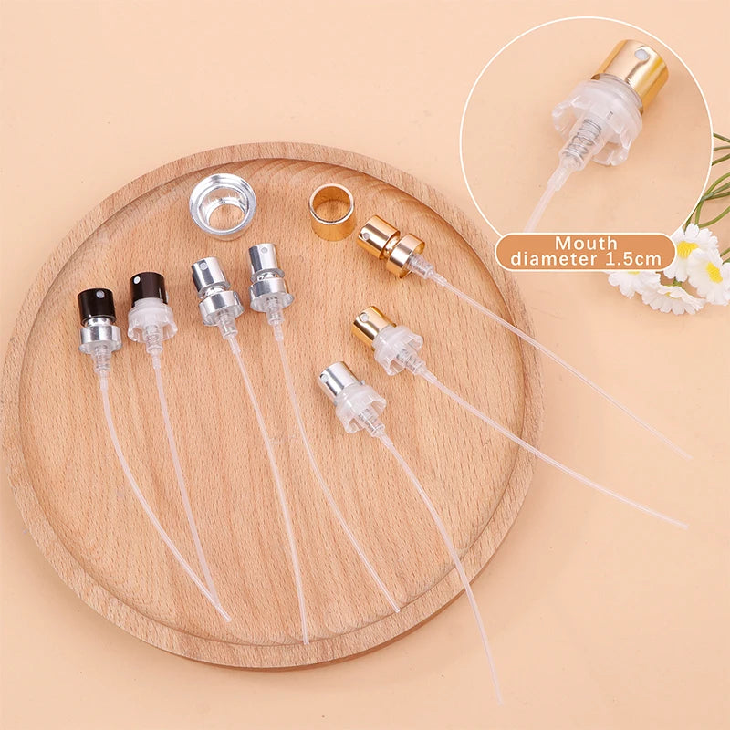 15mm Bottle Cap Fine Mist Bottle Sprayer Used for 15mm Bayonet Type Aluminum Perfume Atomizer Matching Nozzle Snap Pop Type