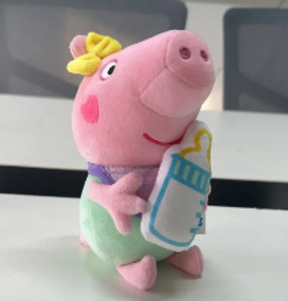Genuine Peppa Pig Evie 12-19cm Evy Peppa George dinosaur Bear daddy mammy Boys Girls Birthday Gift Toys Christmas Doll Hot sale
