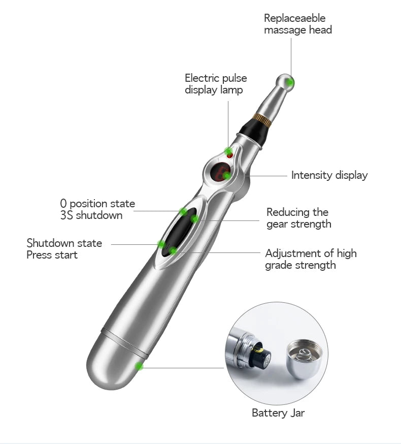 Electronic Acupuncture Pen Acupuncture Point Pen Acupuncture Point Pen Meridian Energy Meridian Pen Massage Pen Acupuncture Acup