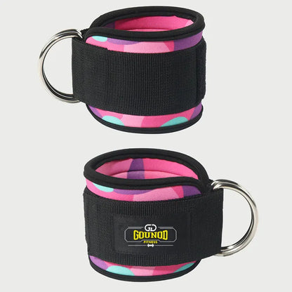 2PC/3PC GOUNOD Fitness Ankle Strap Adjustable D-Ring Support Cuffs Gym Leg Strength Exercise Pulley With Buckle Sport Guard Safe