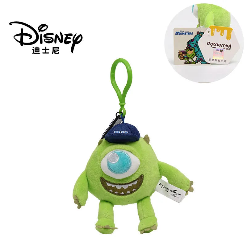 Original Disney Toy Story Stitch Kawaii Winnie Lotso Plush Doll Cartoon Stuffed Anime Keychain Pendant Strap Toys Gift For Kids