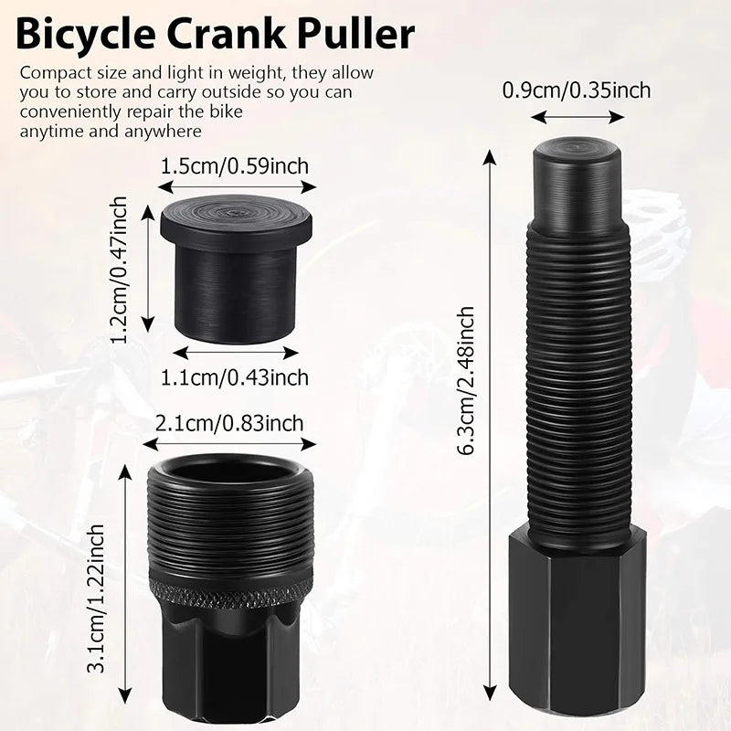 1Pc Bicycle Crankset Puller Crank Arm Puller Remover Bike Tools Mountain Crank Extractor Bicycle Carbon Steel Repair Tool MTB