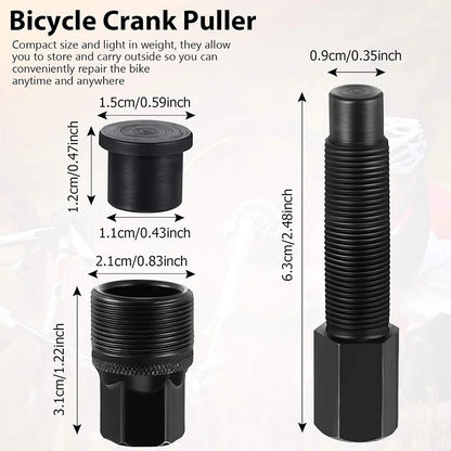 1Pc Bicycle Crankset Puller Crank Arm Puller Remover Bike Tools Mountain Crank Extractor Bicycle Carbon Steel Repair Tool MTB