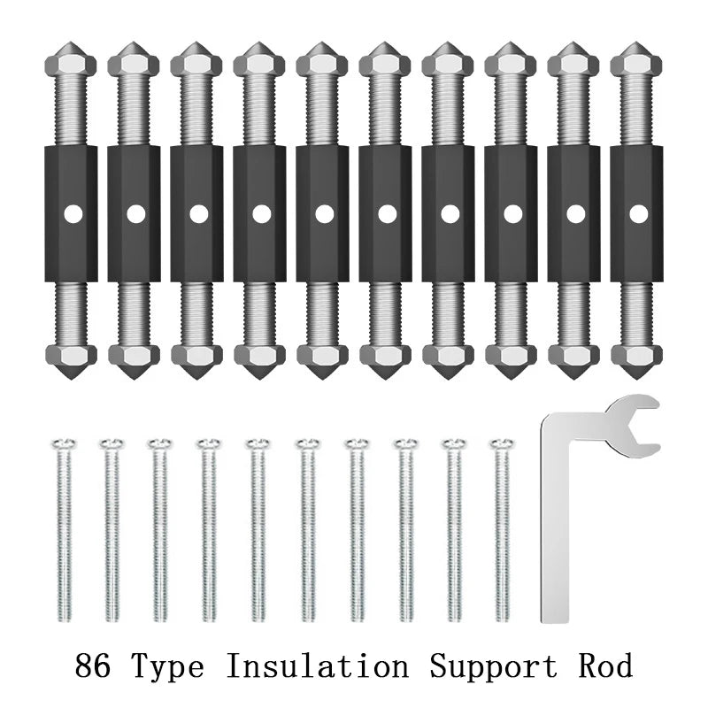 Cassette Repairer Electrical Box Repairer Cassette Screws Support Rod for Wall Mounted Switch Box