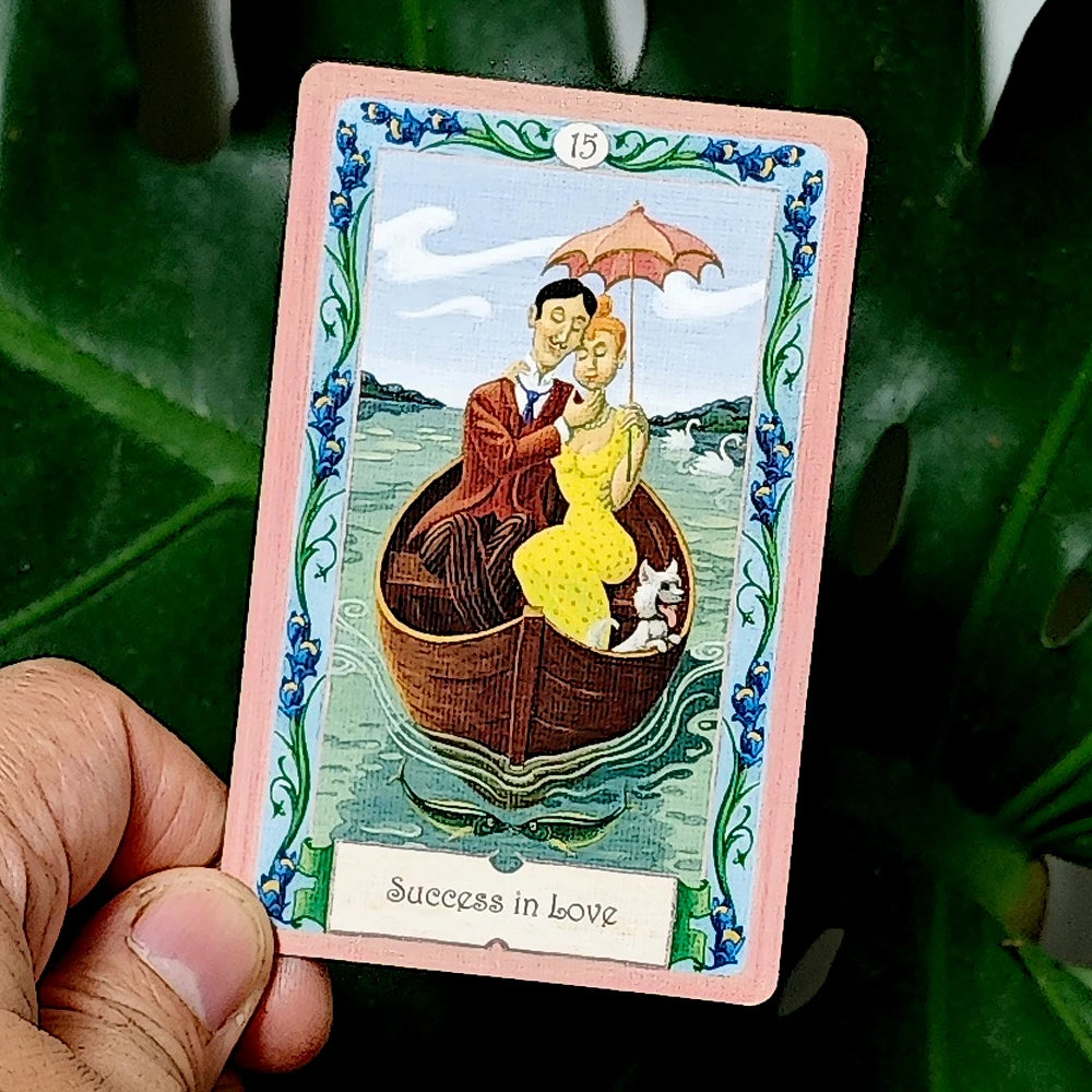 Mystical Kipper Deck 36 Pcs Oracle Cards with Keywords German System of Fortune Telling 9*6cm