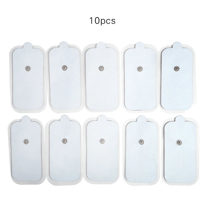 10/20/30pcs 5x10cm Self-adhesion EMS Gel Electrode Pads for TENS Acupunctu Unit Slimming Electric Body Massager