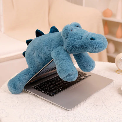 45-70cm Super Soft Lazy Fluffy Plush Stuffed Animals Plushie Raccoon Fox Crocodile Sloth Hug Throw Pillow Birthday Gift Boy Girl