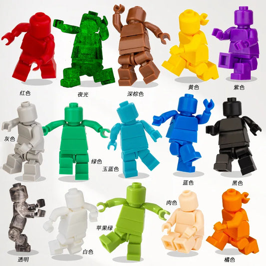 1pcs DIY For Children Plastic Building Toys Combination Action Figures Building Blocks Compatible Accessories Toy