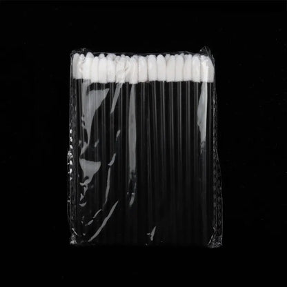 50 Pcs Disposable Lip Brush Makeup Tools Hollow Lip Wands Nylon Lip Gloss Stick Applicator Lipstick Wands Set Cosmetic Tools