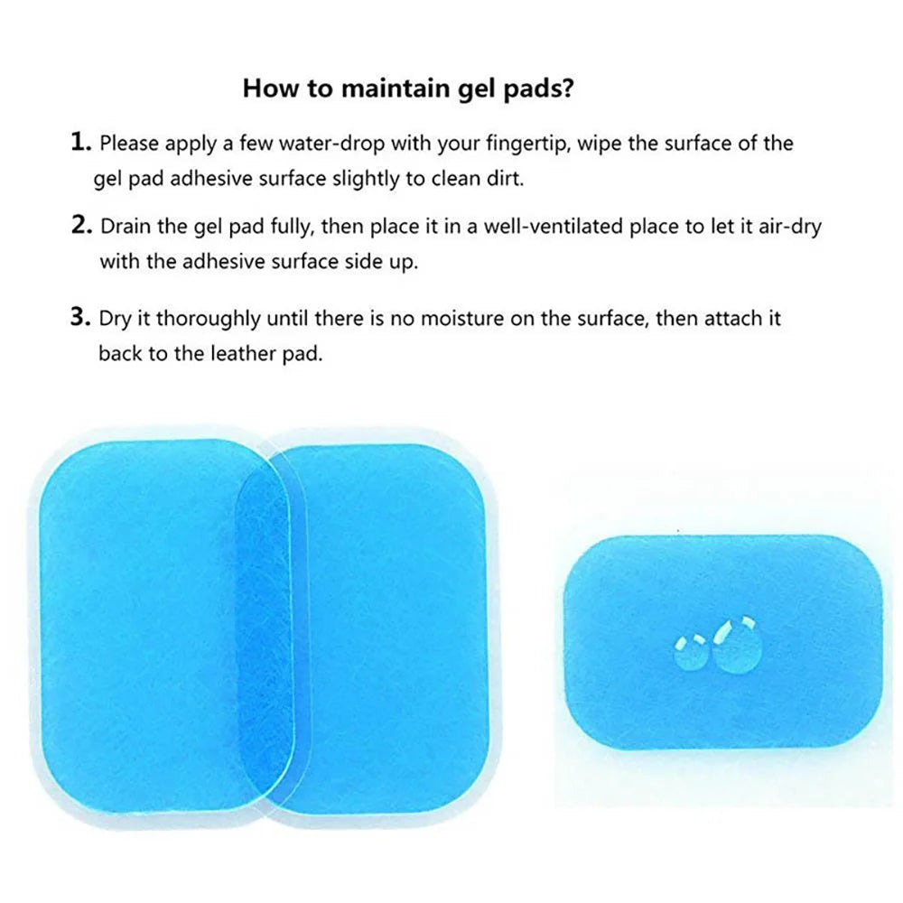 50 pcs (25 packs) Abdominal Muscle Hip Paste gel Tablets Hydrogel Conductive Electrode Tablets Hip Gel Paste Patch