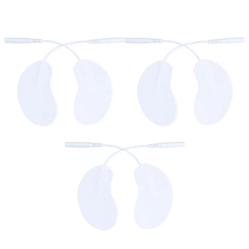2/4/6/8pcs Electrode Pads For Eye Massage Acupuncture Facial Lifting Jawline Face Massager Muscle Stimulator Electro Pad