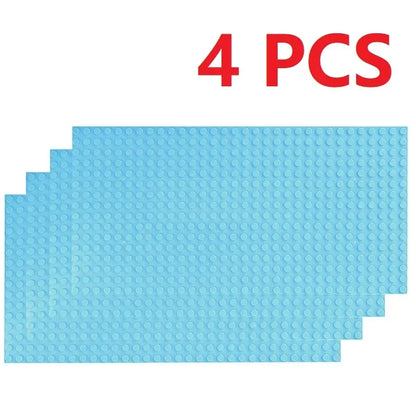 4PCS Classic Baseplates 32x32 16X32 Dots Building Blocks Bricks Base Plates DIY Plastic Board Blocks MOC City Construction Toys