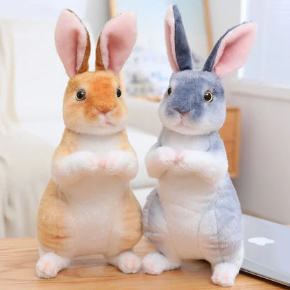 Huge Mini Simulated Animal Dog Rabbit Toys Cute Animal Soft Simulation Doll Easter Birthday Gift Kids Toy Bedroom Decor