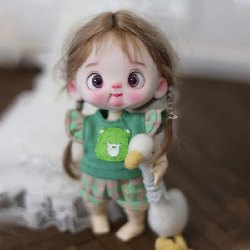 NEW YMY Doll Cat Hand Animal Body Fat Body with Tail Ob11 Body Joint for Gsc Head,1/12bjd,Obitsu 11 Boy Girl Toy Accessories