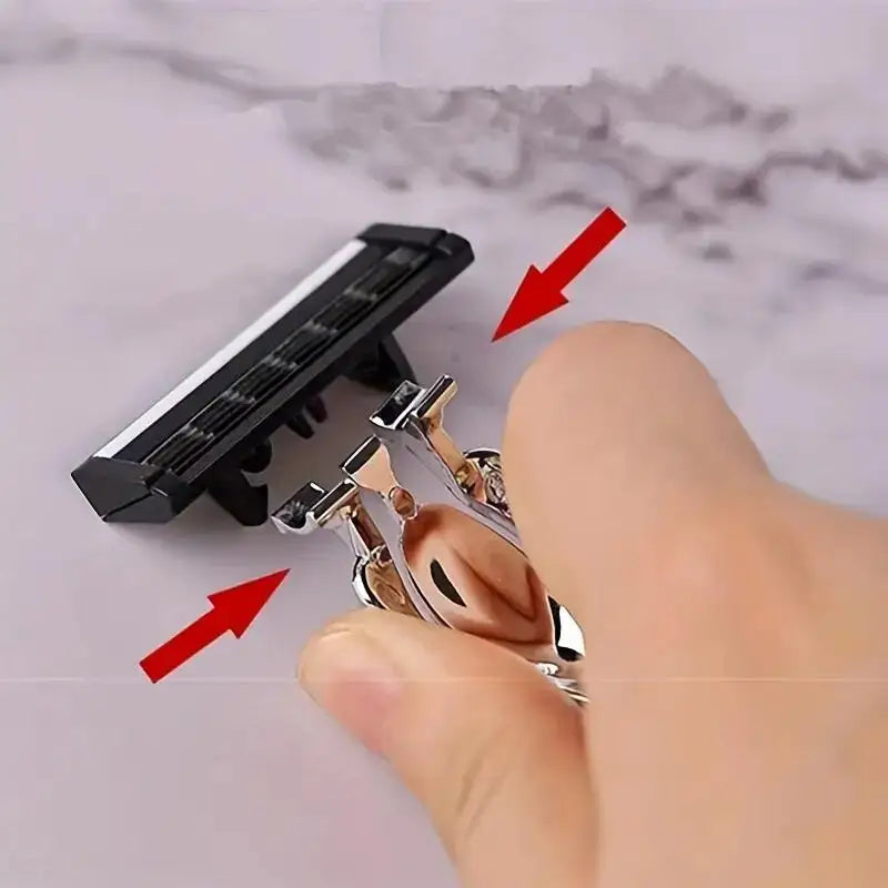 6-layer Blade Women Manually Change The Head To Shave Shaving Knife Shaver Armpit Retreat Private Part Hair Removal Artifact