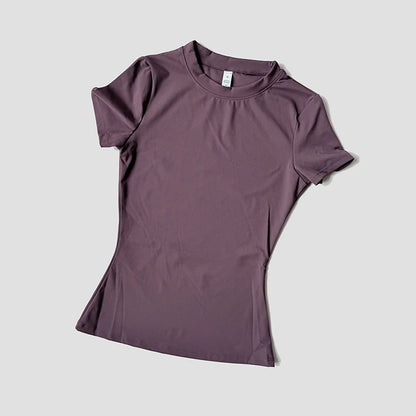 Women Yoga Top Seamless Sport T Shirts Fitness Clothes Short Sleeve Yoga Shirt Gym Top Running  Active Wear