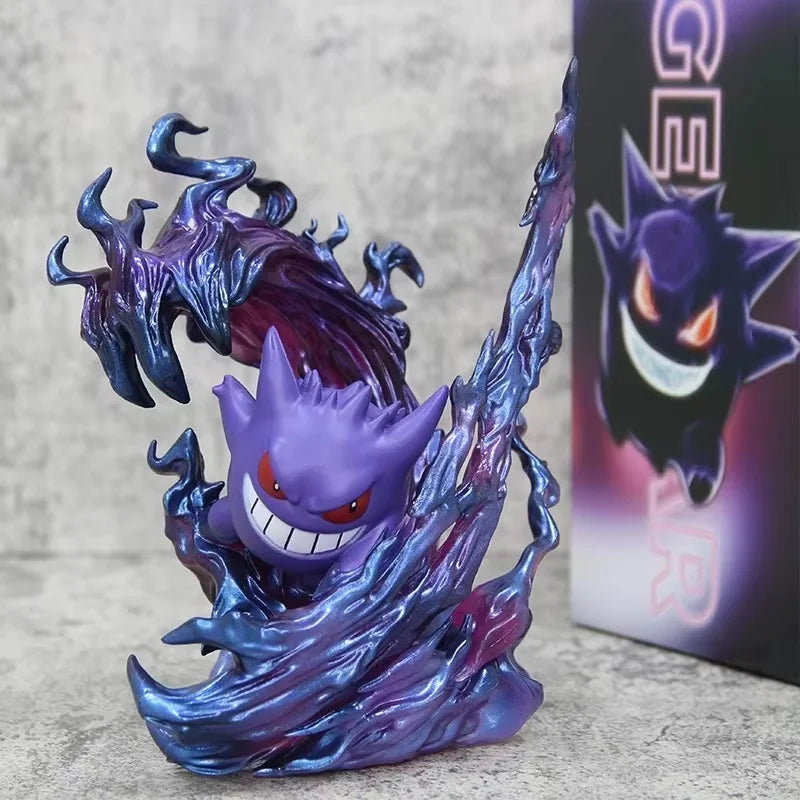 18cm Pokemon Gengar Figure Anime Action Model Collectible Statue for Display Halloween Christmas Birthday Gift Desktop Deco Doll