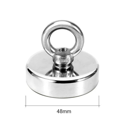 D16MM D42MM Fishing Magnet Salvage Searcher Power Super Strong Neodymium Magnet Heavy Duty Search Magnet 300 kg Merry Christmas