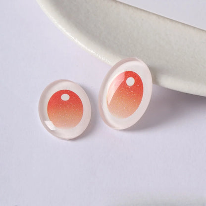18pcs For Labubu Eye Accessories Simulation Glass Eye Patches Dolls Accessories