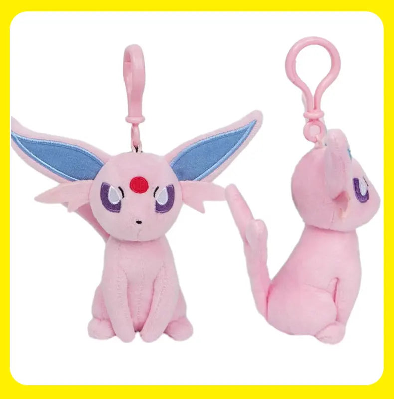 Pokemon Pikachu Mew Squirtle Charmander Kawaii Plush Toy Pendant School Bag Backpack Pendant Key Ring Small Doll Birthday Gift