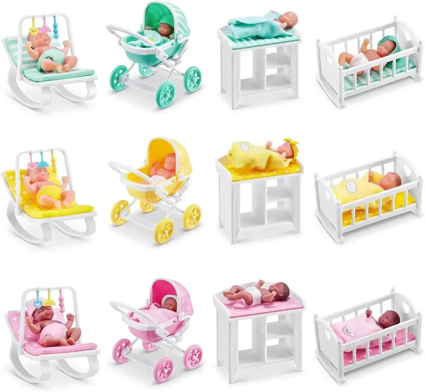Genuine Zuru My Mini Baby Toy 5 Surpris Ball Ver1 Action Figures My Mini Baby Ver.2 Miniverse Anime Fiugres Decor Birthday Gift