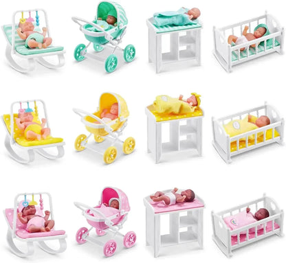 Genuine Zuru My Mini Baby Toy 5 Surpris Ball Ver1 Action Figures My Mini Baby Ver.2 Miniverse Anime Fiugres Decor Birthday Gift