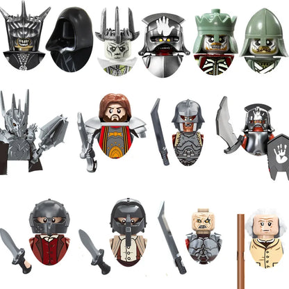 PG517 PG518 PG519 PG520 King Anime Movies Figs Bricks Dolls Mini Action Toy Figura Building Blocks Toys Doll