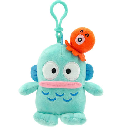 Genuine Sanrio Hangyodon Melody Kuromi Pendant Plush Toys Small Charms Sayuri Model Doll Stuffed Toys Girls Boys Birthday Gifts