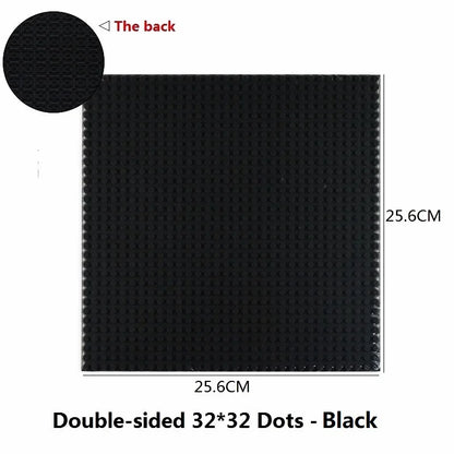 Classic Base Plates Plastic Bricks Double-sided 16*32 32X32 Dots City Blocks Baseplate DIY Parts Board Toys Kids Gift