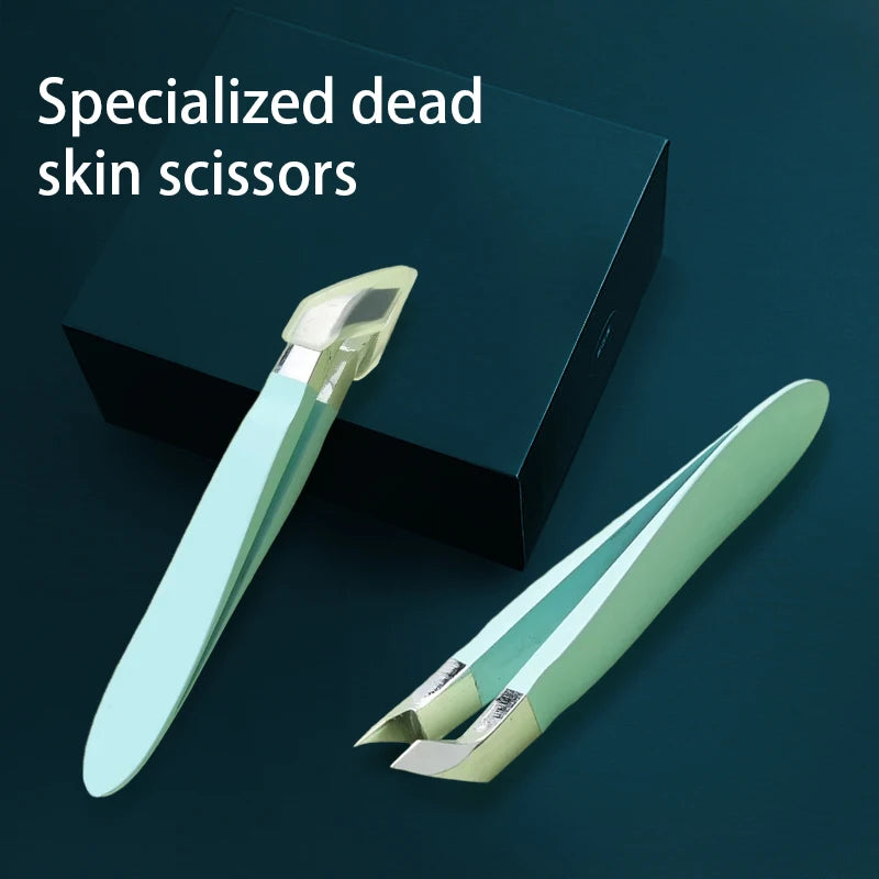 Small Nail Cuticle Scissors Tweezers Mini Nail Clipper Cutter Trimmer for Finger &Toe Dead Skin Remove Pedicure Tools